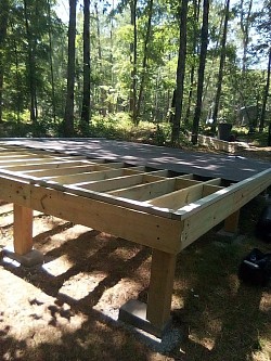 European Cabin (Moisture Barrier & Benning of Framing for Cabin)