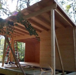 European Cabin (Roofing Boards Complete Bottom View)