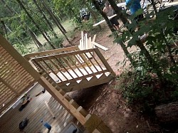 European Cabin (Stairs w/Railing Side View)