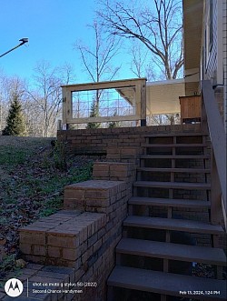 Custom Railing- back porch single panel